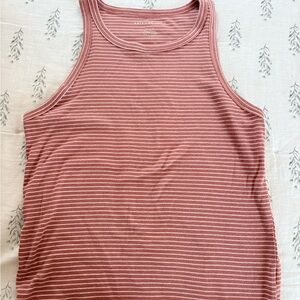 American Eagle Outfitters Ribbed Striped Tank